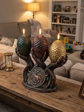 Game of Thrones 3 Dragon Egg Candles - Unique Fan Gifts